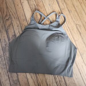 Women's Olive Green Sports Bra